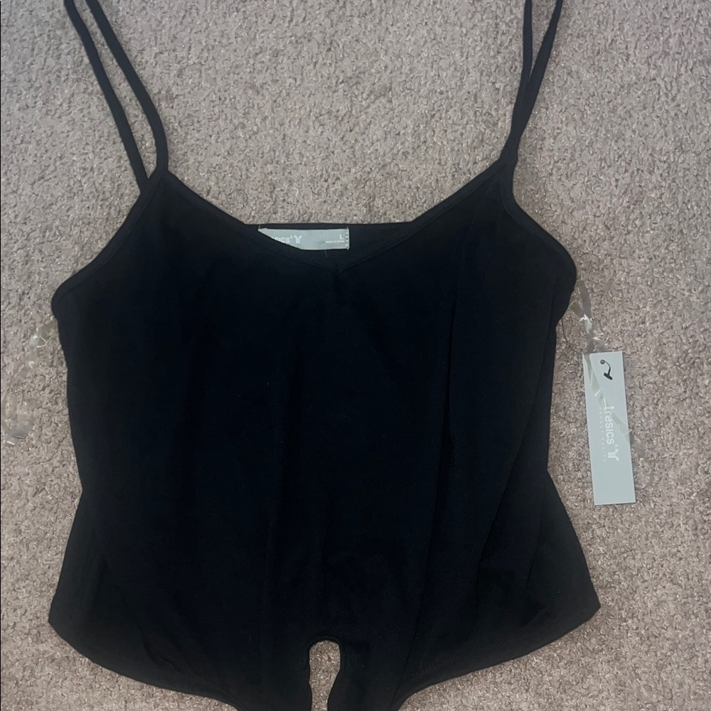 Tresics Black Tank Top
